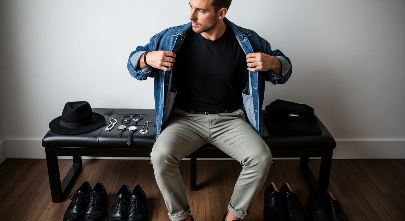 oversized layering styling