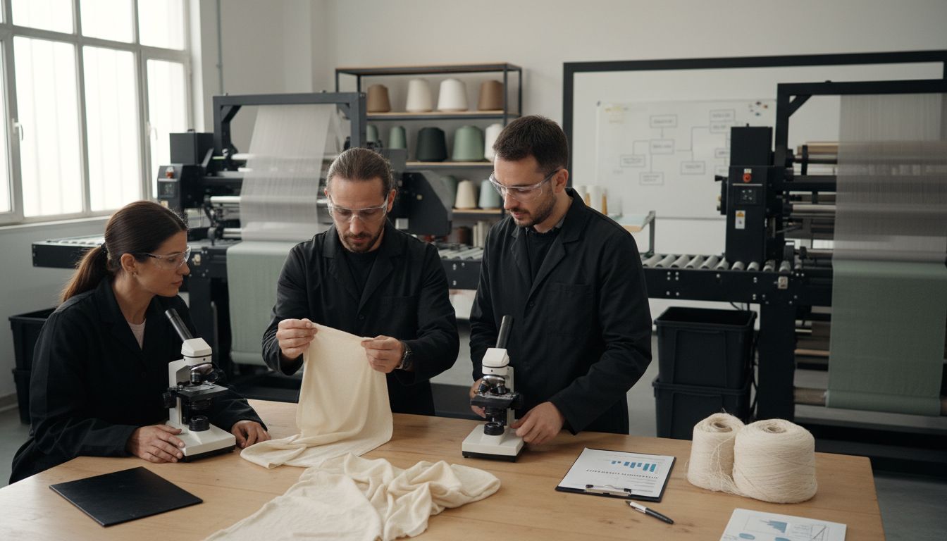 γραμμή παραγωγής βιώσιμα υφάσματα