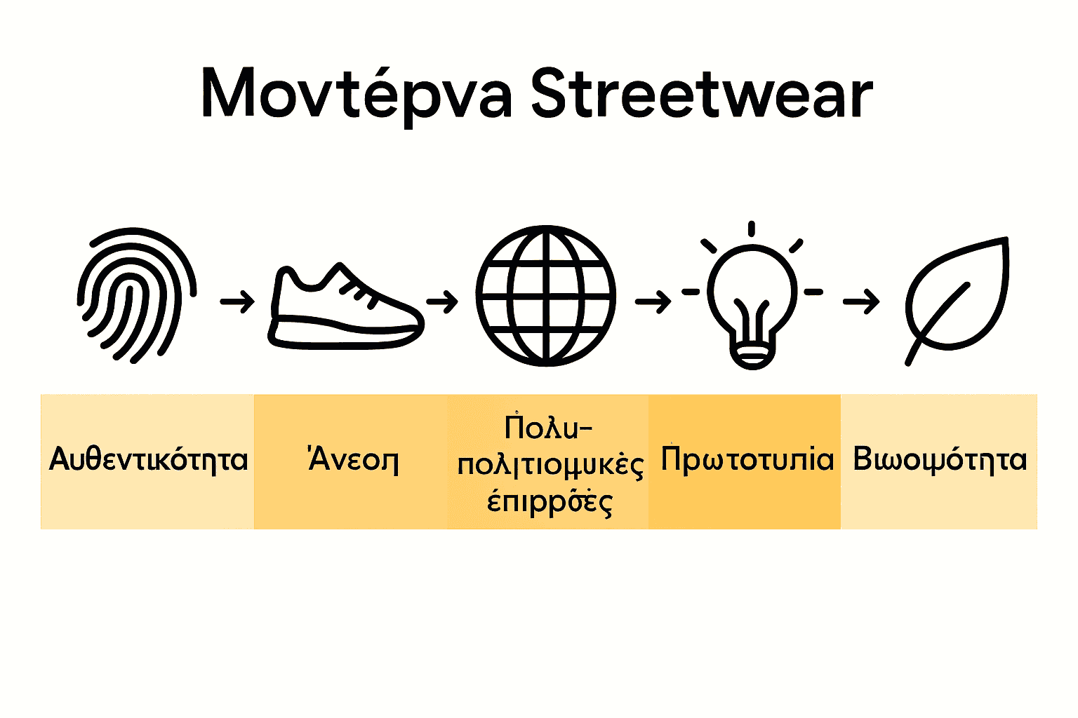 Street fashion key elements comparison infographic