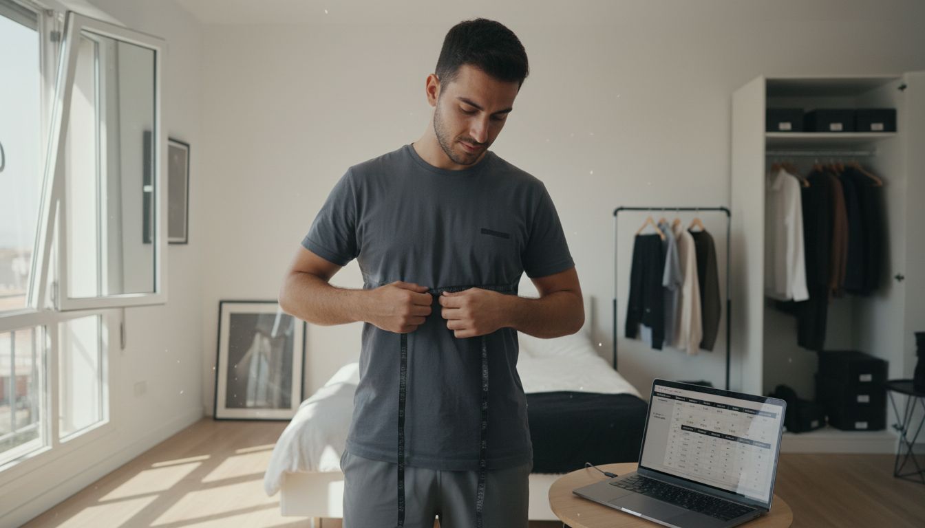 ανδρικές μετρήσεις αγορά ρούχων