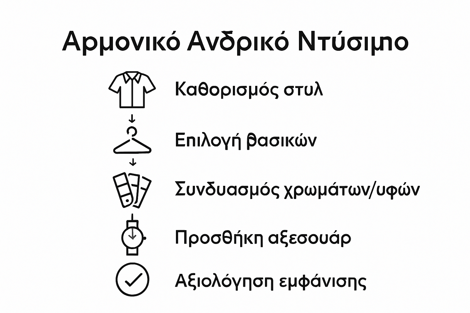 Checklist for harmonious men’s styling