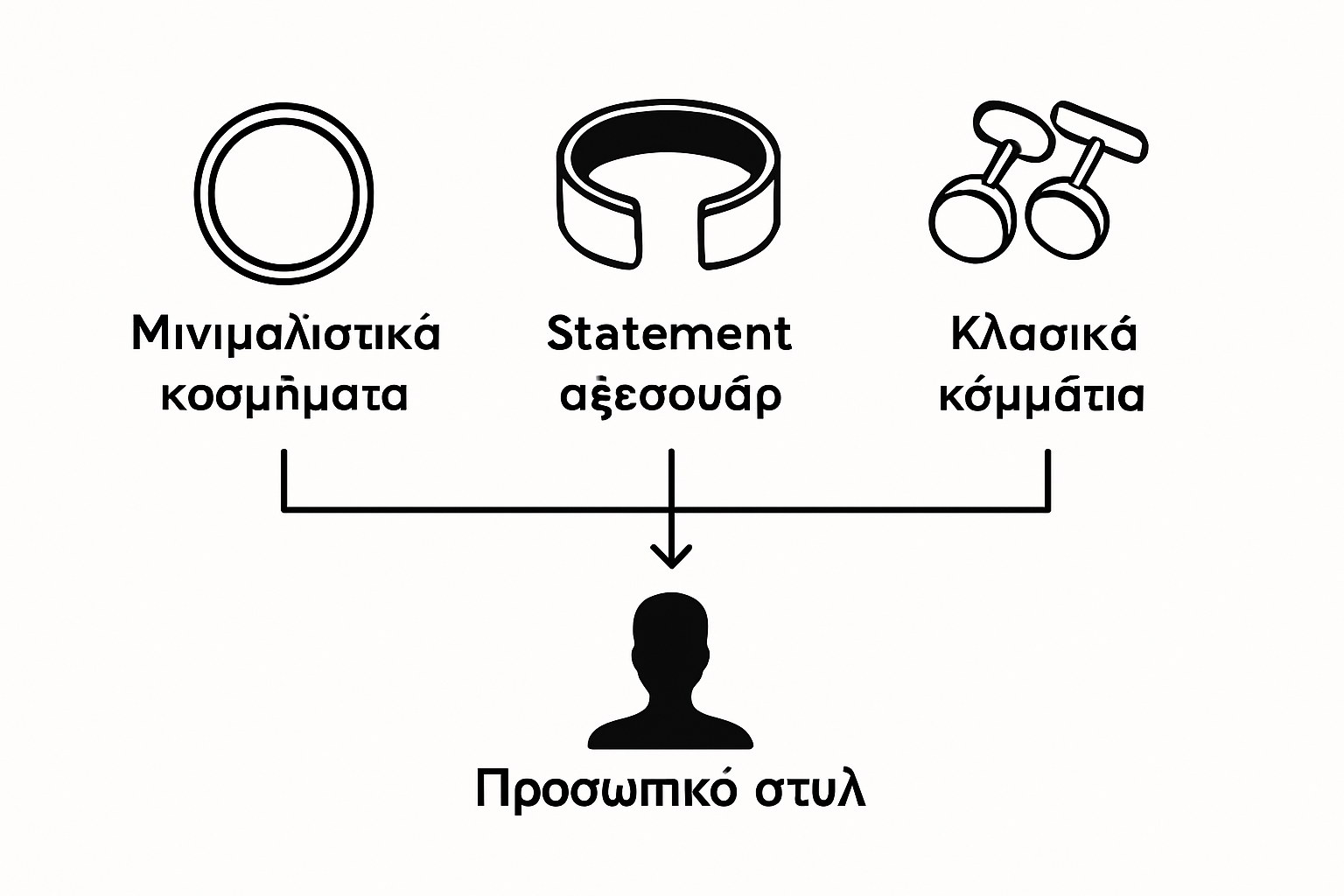 Εικονογραφημένος οδηγός: Σύγκριση των στυλ ανδρικών κοσμημάτων