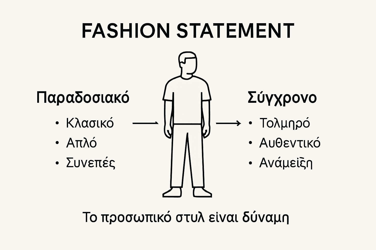 Εικονογραφημένο αφιέρωμα που παρουσιάζει τα πιο εμβληματικά στιλ στη μόδα, από τις κλασικές επιλογές μέχρι τις σύγχρονες τάσεις.