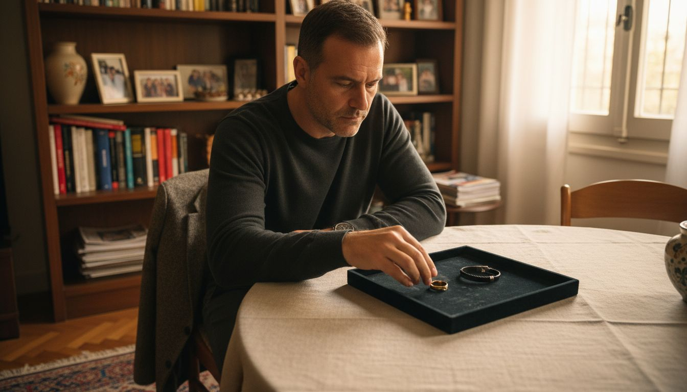 Ένας άνδρας ψάχνει το κατάλληλο κόσμημα για μια ξεχωριστή στιγμή της ζωής του.