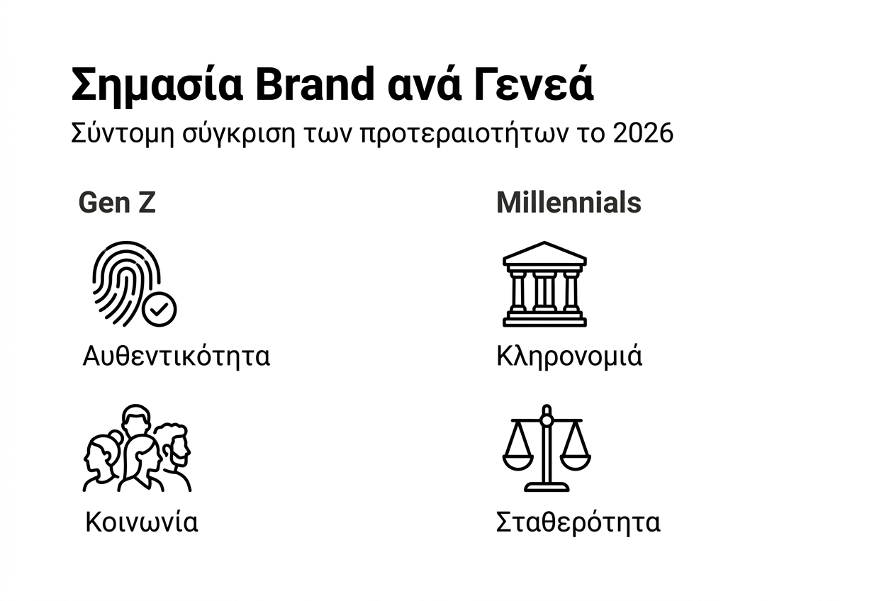 Διαδραστικό γράφημα: Πώς η αξία ενός brand διαφέρει ανάμεσα στις γενιές
