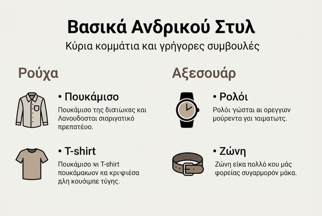 Οδηγός με τα πιο δημοφιλή στυλ για άνδρες