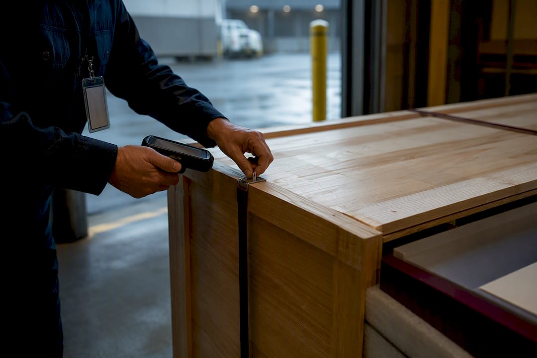 Customs inspection of sealed packaging freight