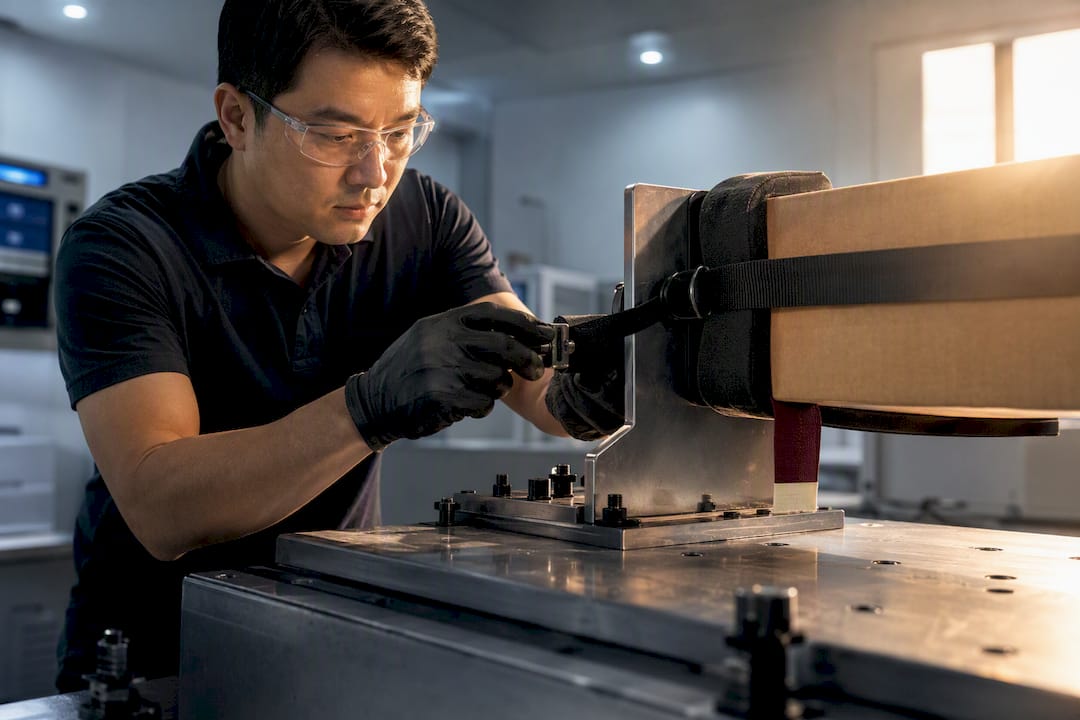 Transit packaging test laboratory setup