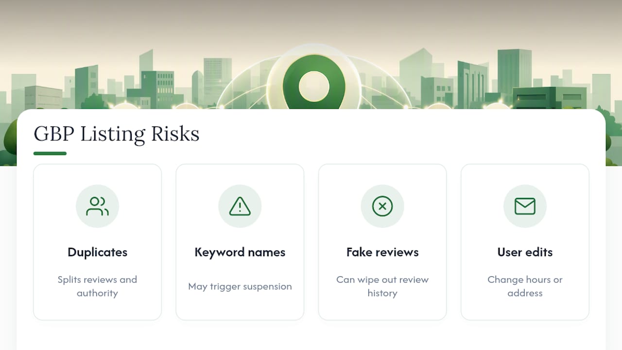 Google Business Profile sabotage risks and consequences