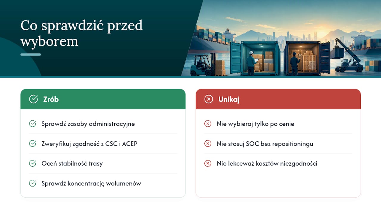 Dlaczego decyzja SOC vs COC wymaga więcej niż porównania cen — overview diagram