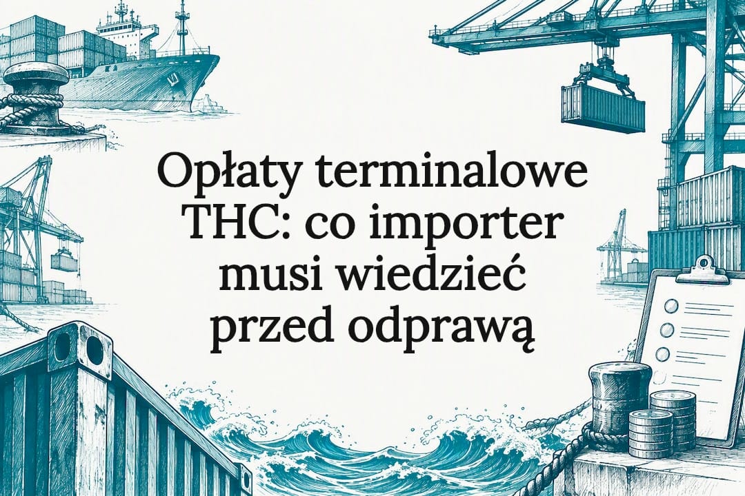 Ilustracja dekoracyjna opłat terminalowych THC
