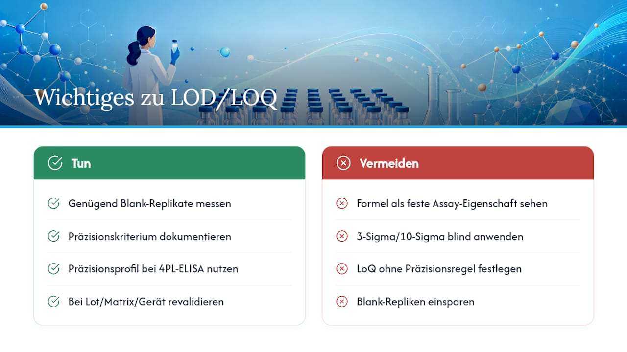Was bei LOD und LOQ oft übersehen wird — overview diagram