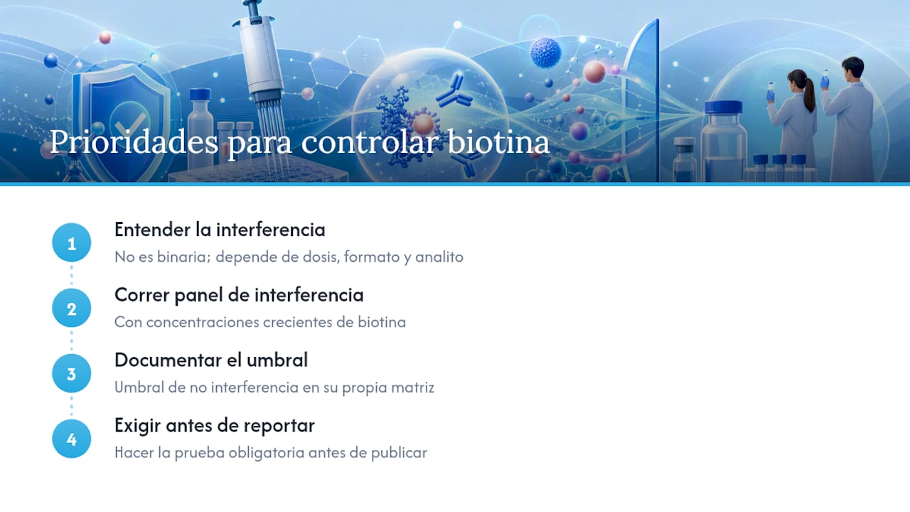 Lo que la mayoría de los protocolos pasa por alto sobre la biotina — overview diagram