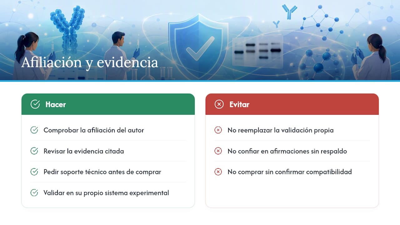 Por qué la afiliación y la evidencia importan en esta guía — overview diagram