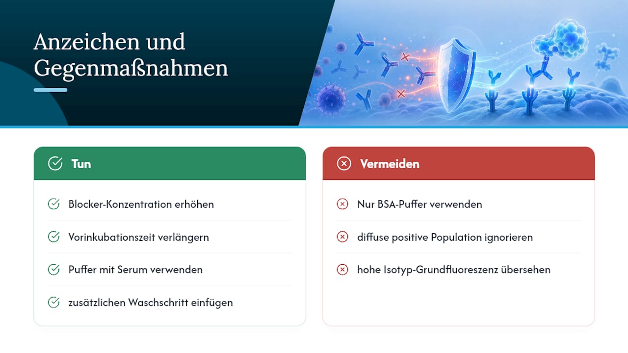 Woran erkennen Sie unzureichenden Fc‑Block? — overview diagram