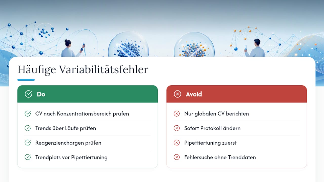 Was die meisten Labore bei der Variabilität falsch einschätzen — overview diagram