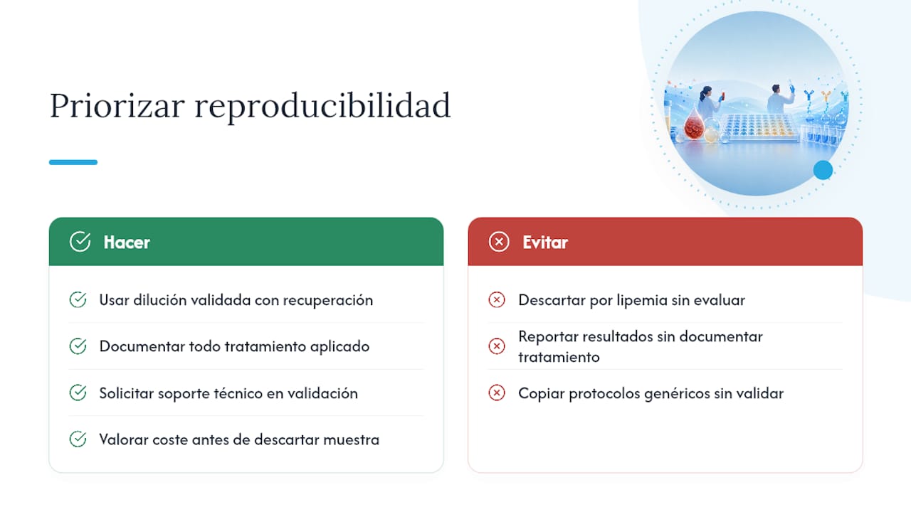 Perspectiva del autor: priorizar la reproducibilidad sin paralizar el laboratorio — overview diagram