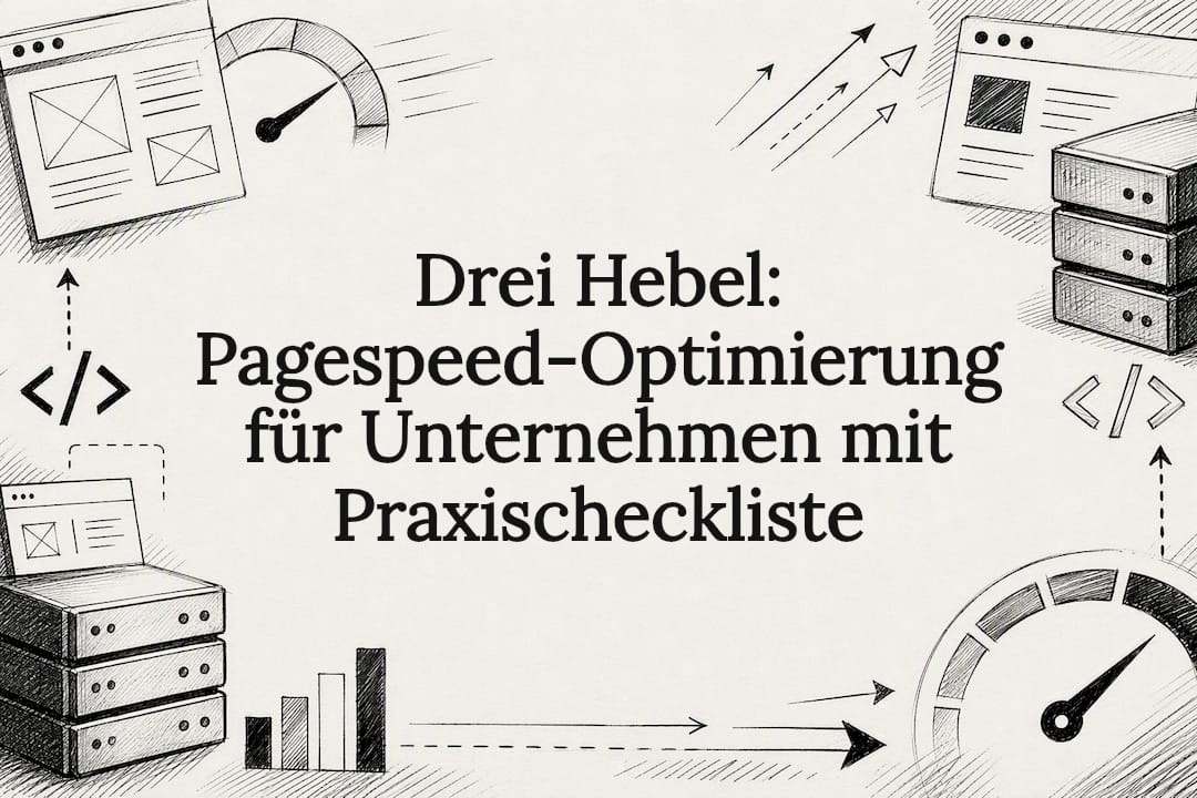 Gestaltete Titelseite zur Optimierung der Ladegeschwindigkeit