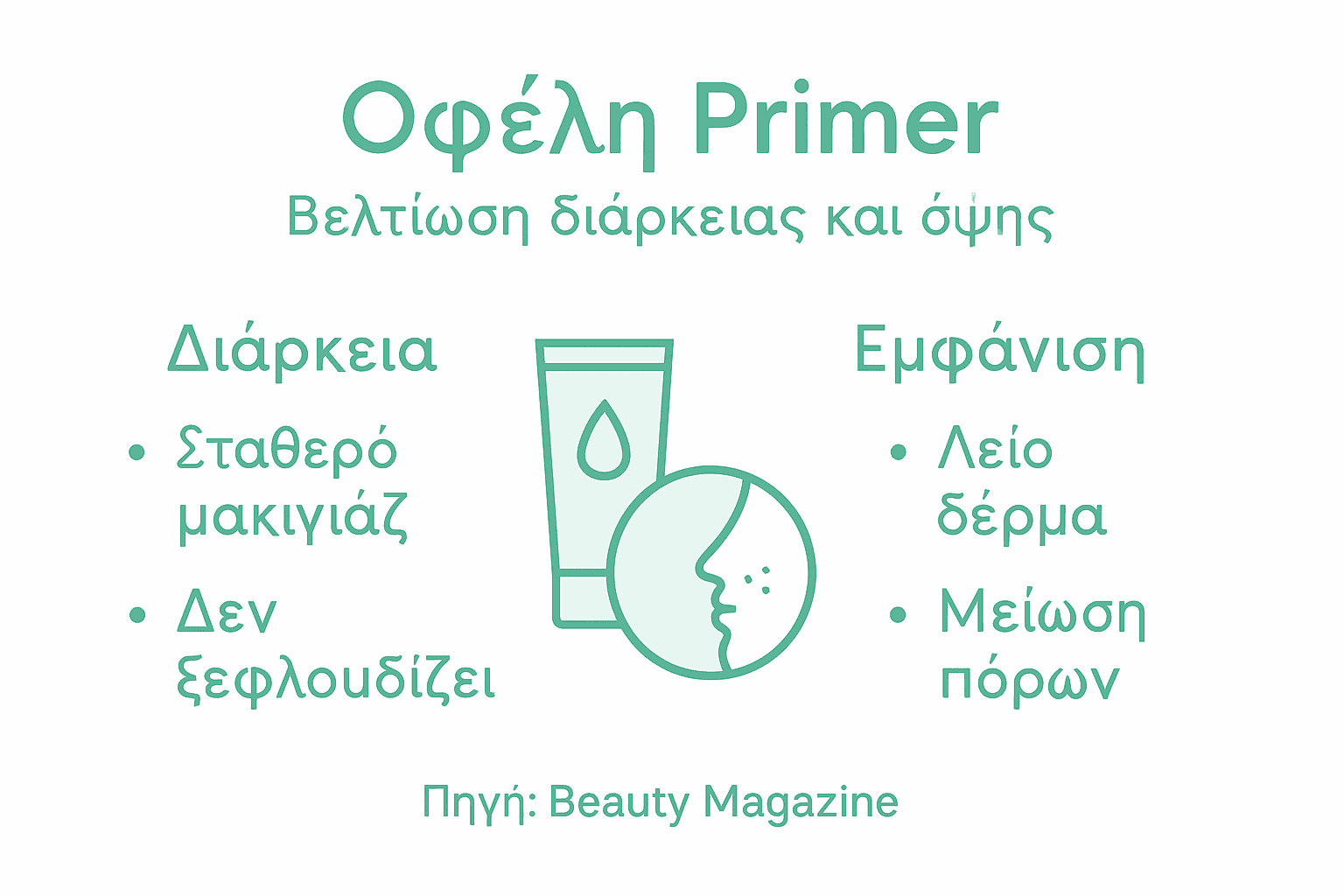 Infographic: Γιατί να βάλεις primer πριν το μακιγιάζ σου