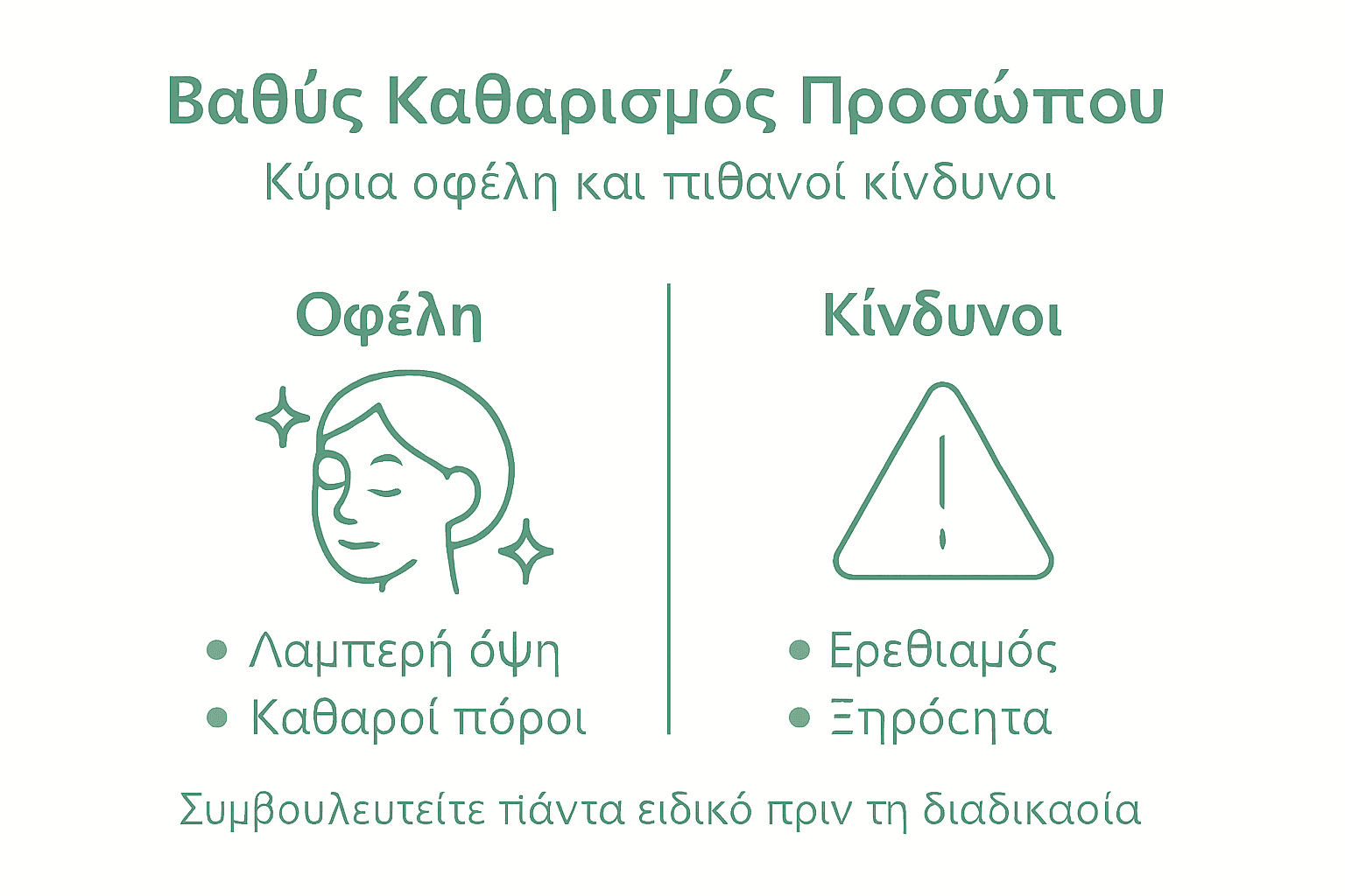 Εικονίδιο: Όλα όσα πρέπει να ξέρεις για τα οφέλη και τις πιθανές παγίδες του βαθύ καθαρισμού προσώπου