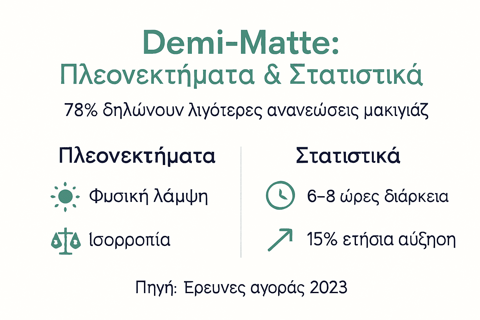 Όλα όσα πρέπει να ξέρεις για το demi-matte φινίρισμα: Πλεονεκτήματα & ενδιαφέροντα στοιχεία σε μία εικόνα