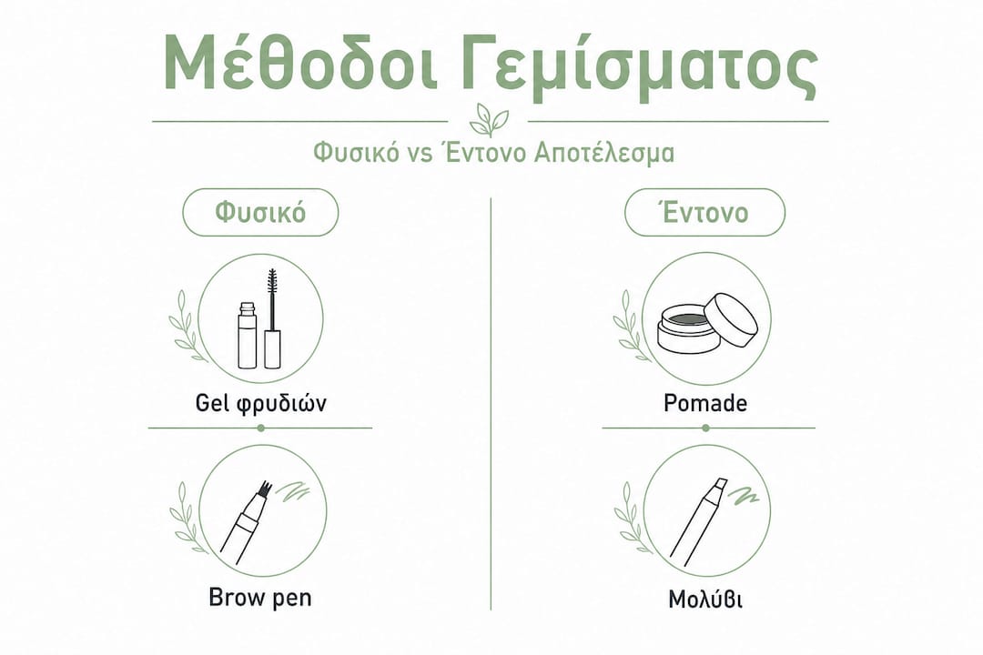 Οδηγός με εικόνες για έξυπνους τρόπους να αποκτήσεις καλοσχηματισμένα φρύδια