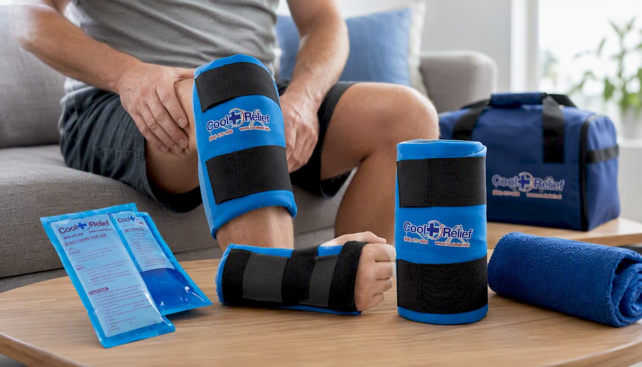 Cool Relief Large Universal Soft Compression Ice Wrap
