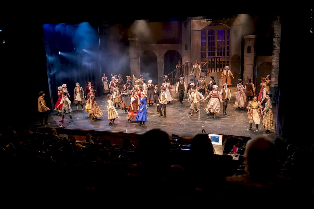 Youth cast performing full dress rehearsal