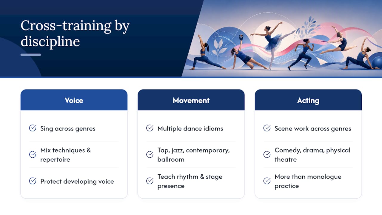 Which cross training exercises actually belong in this mix? — overview diagram