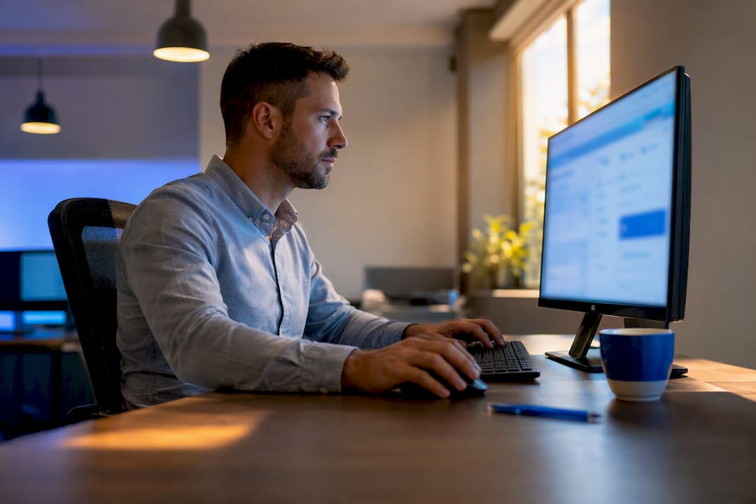Agent reviewing Facebook ad comments