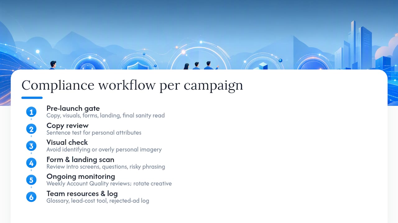 How Do Agencies Build Compliance Into Every Campaign? — overview diagram