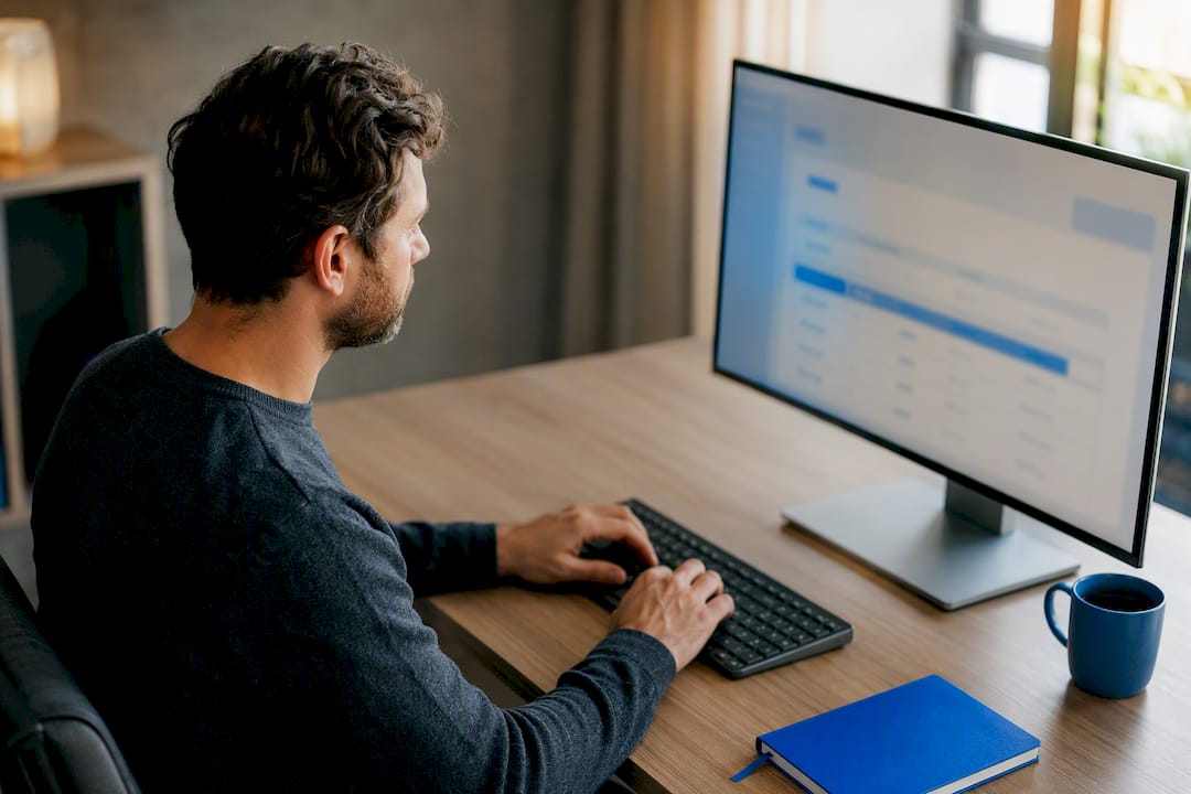 Administrator reviewing domain verification settings