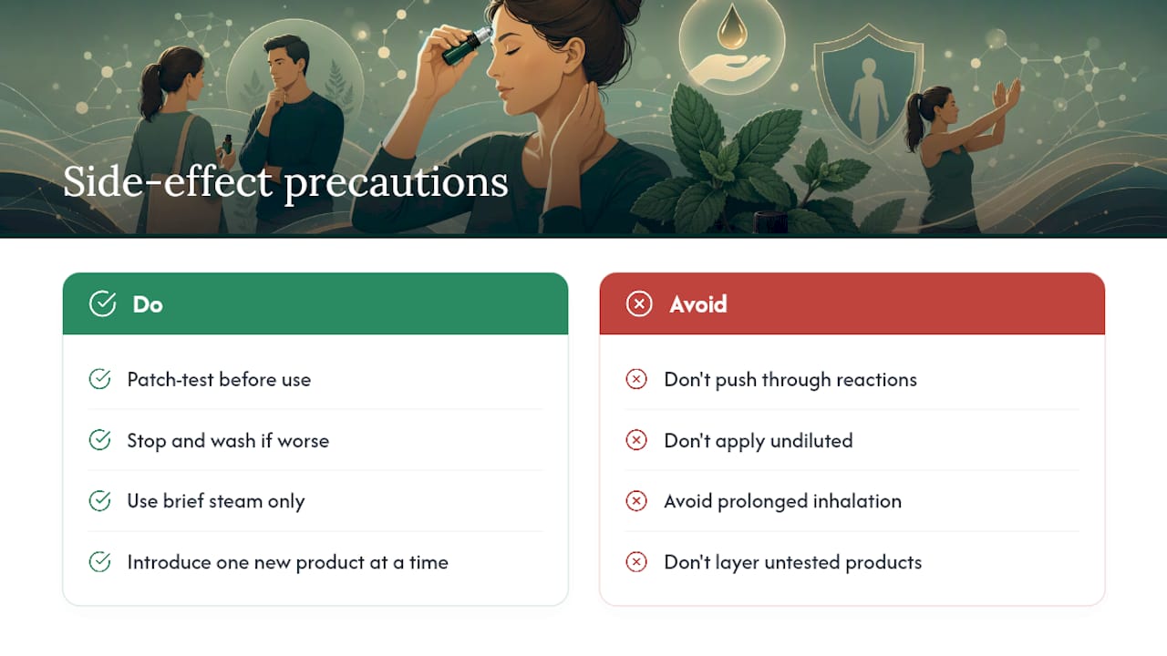 Peppermint oil side effects and safety steps