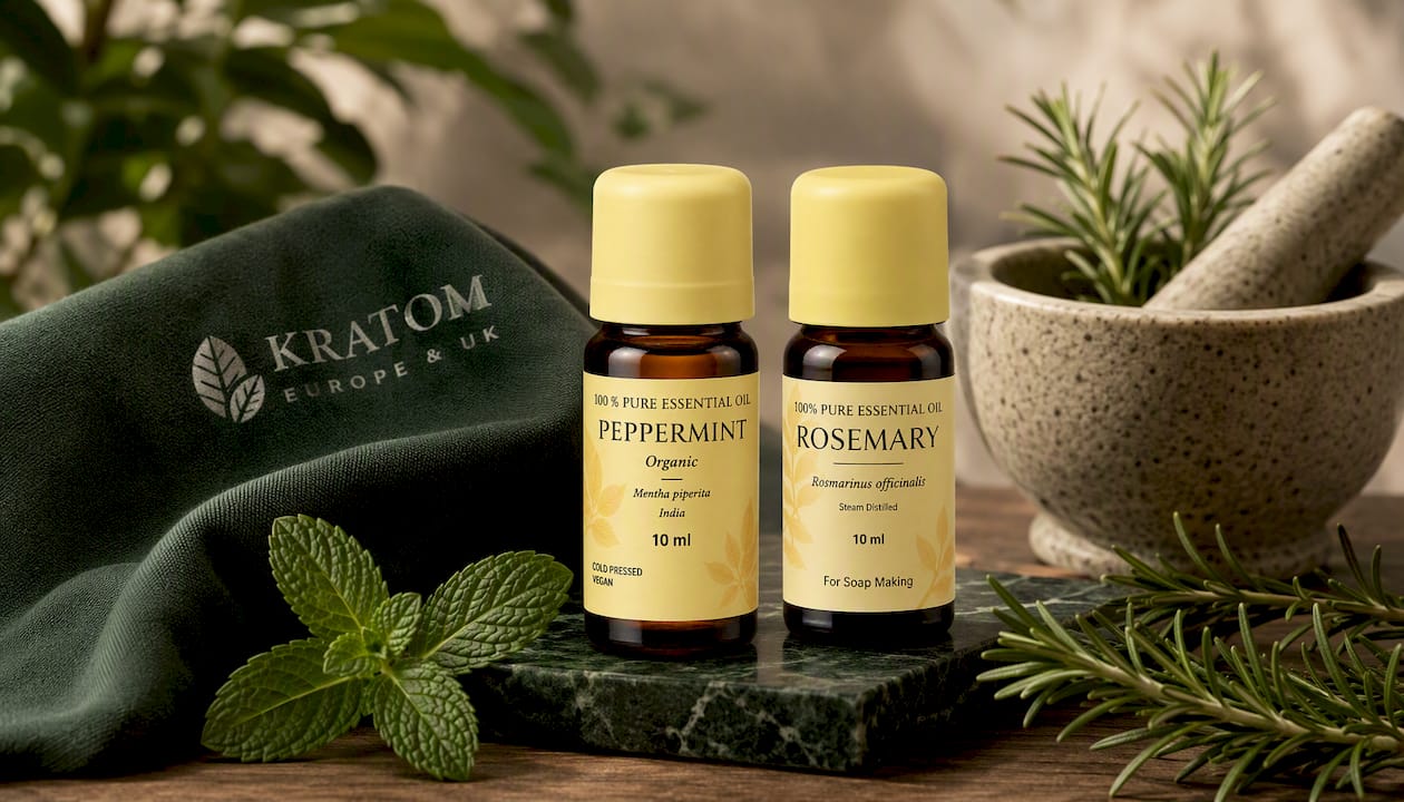Peppermint Essential Oil for Kratom Soap Making – 100% Pure