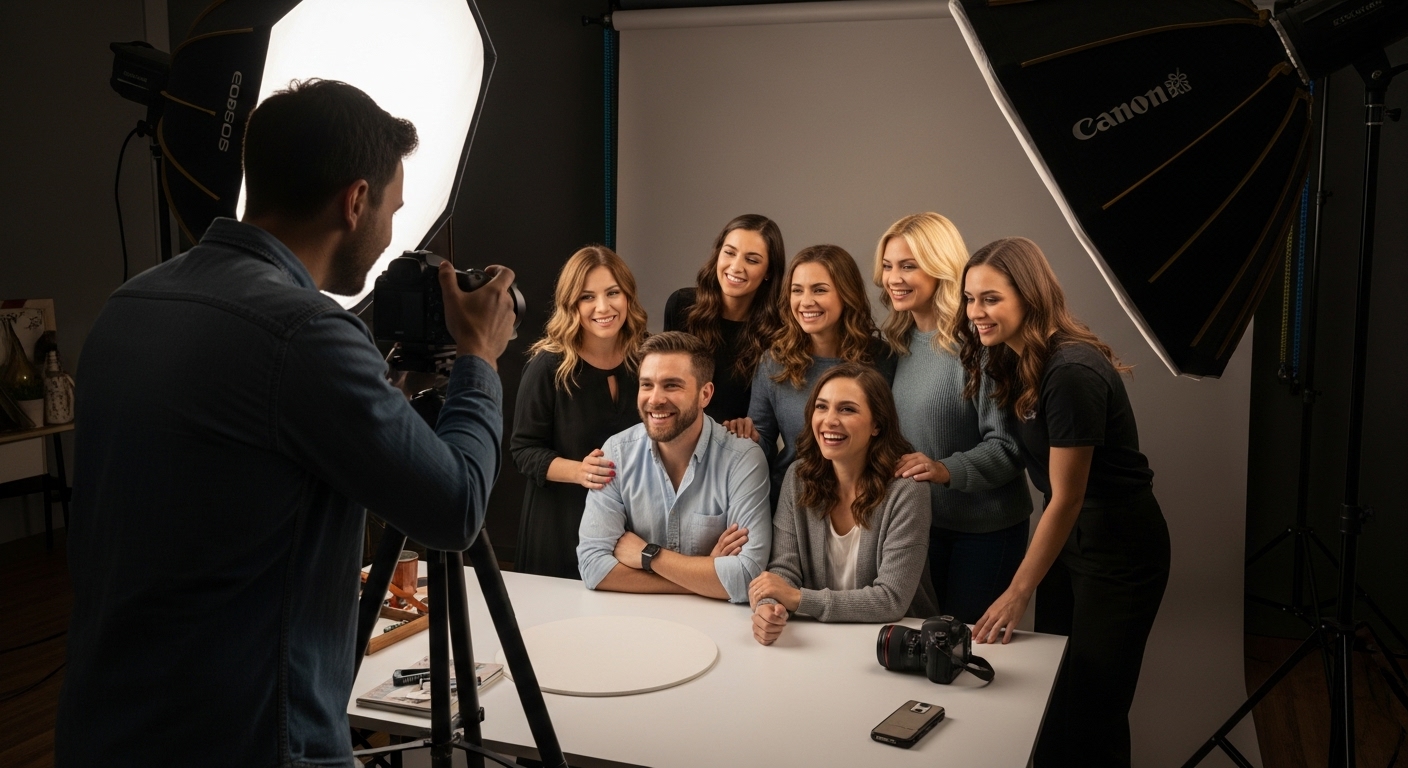 studio photo expérience