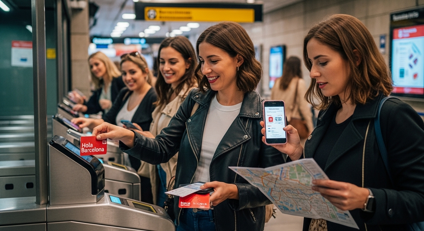 acheter ticket transport Barcelone