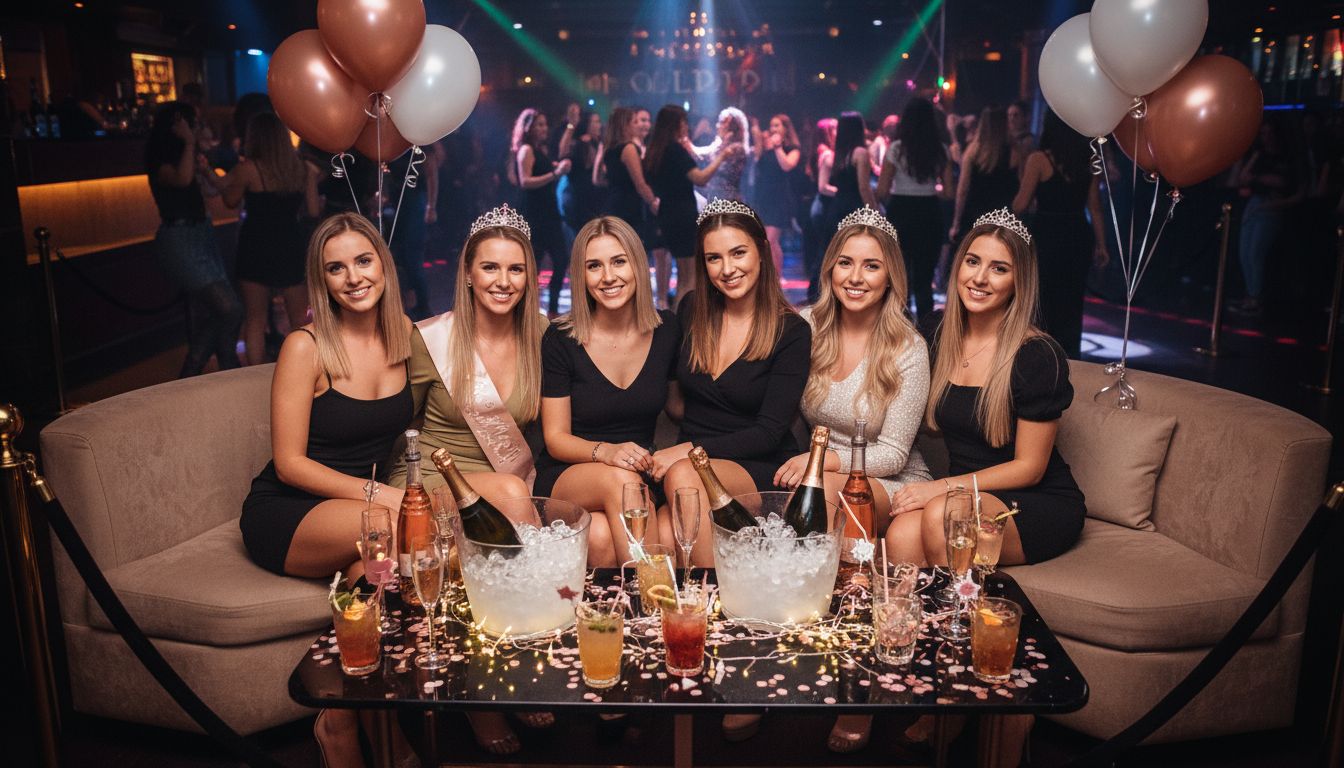 table VIP EVJF Barcelone