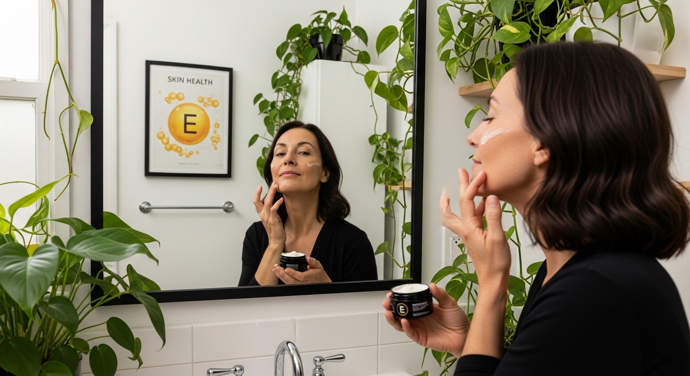 Vitamin E skin health