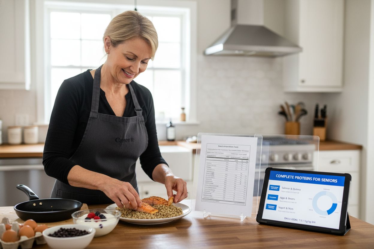 protein meal preparation seniors