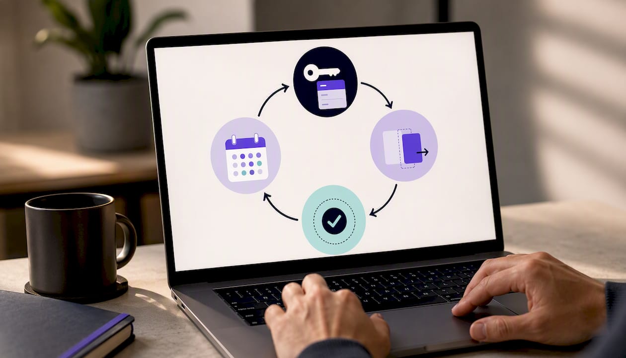 Dropdown accessibility regression workflow illustration