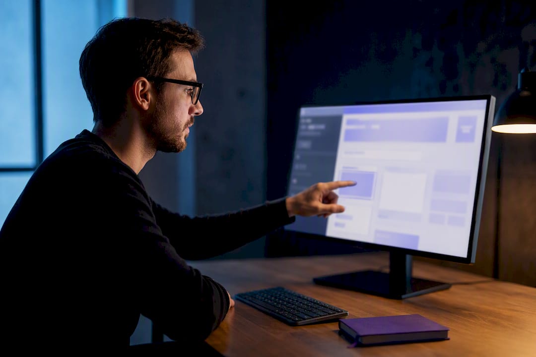 Developer inspecting an accessible name