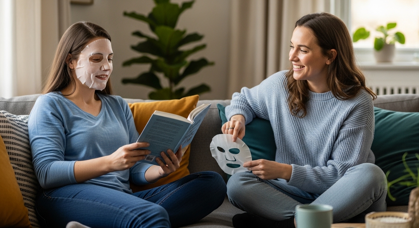 friends sheet mask relax
