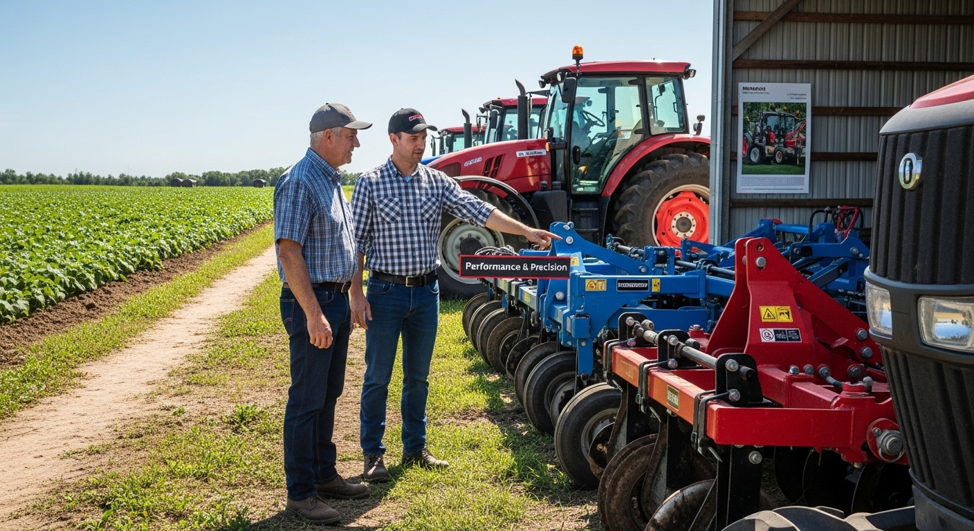 tractor implement performance field