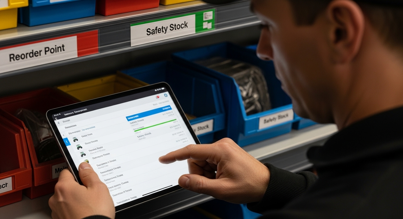 tractor parts reorder management