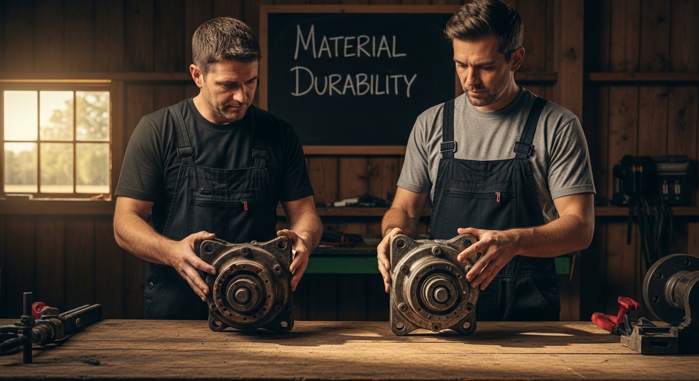 tractor parts durability comparison