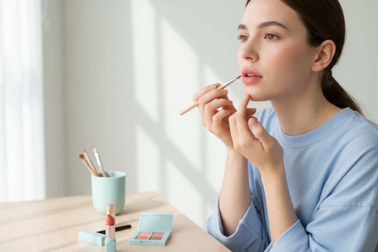 korean gradient lips makeup
