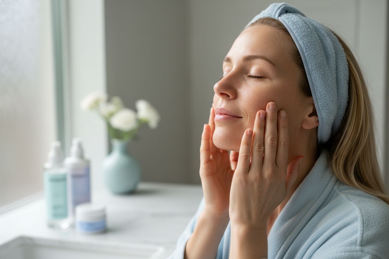 skincare toner βήματα