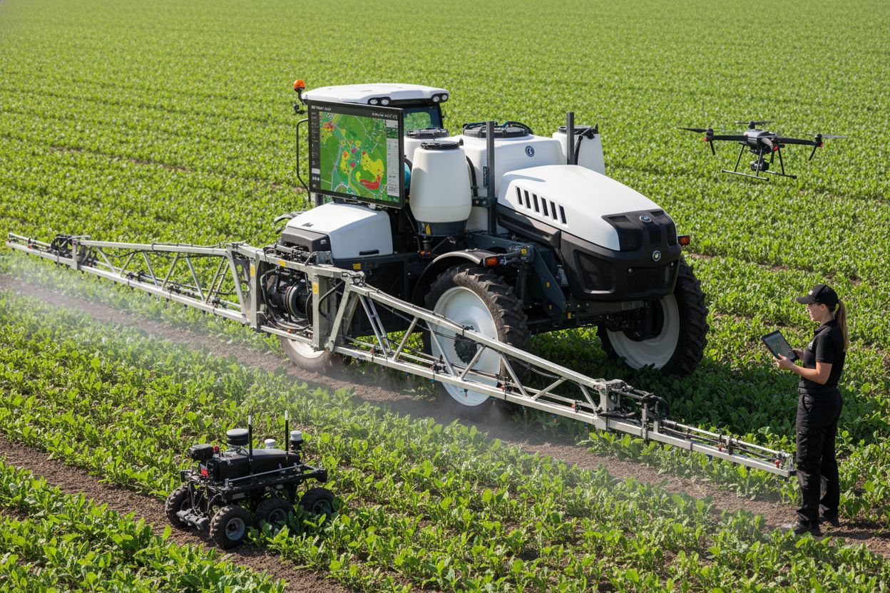 AI crop sprayer