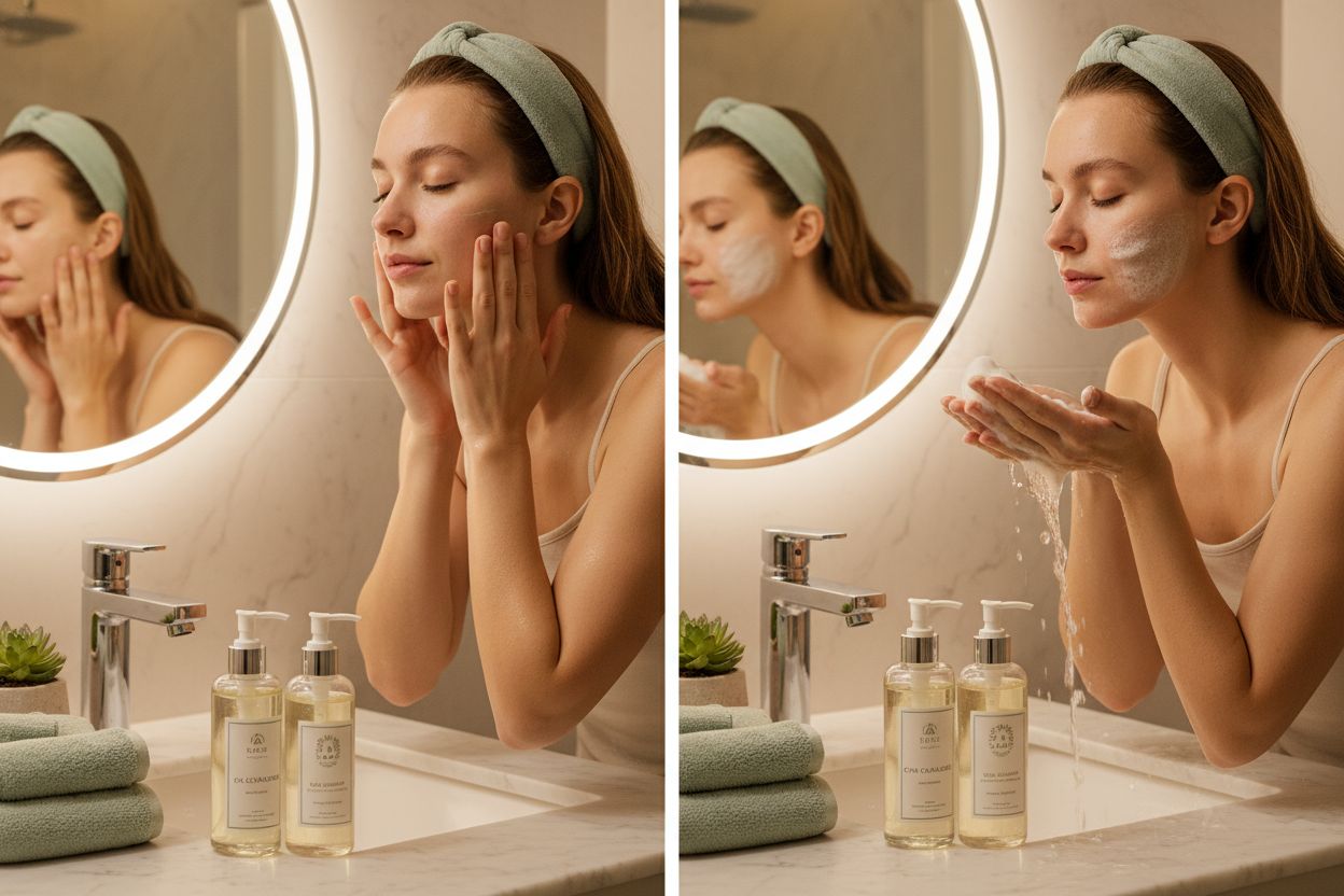 double cleansing at home