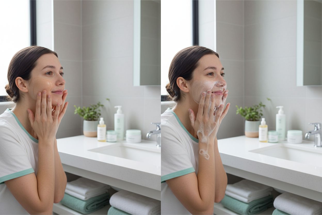 double cleansing routine